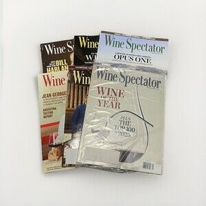 Wine Spectator Magazine Lot or 6 Issues  June - January 2026